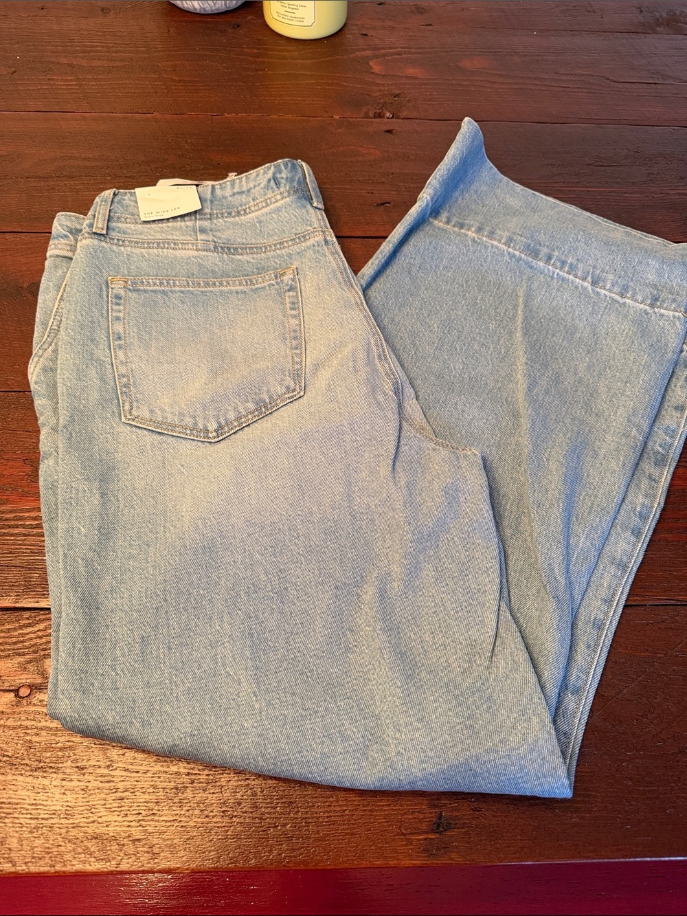 LOFT Light Blue Wide Leg Jeans